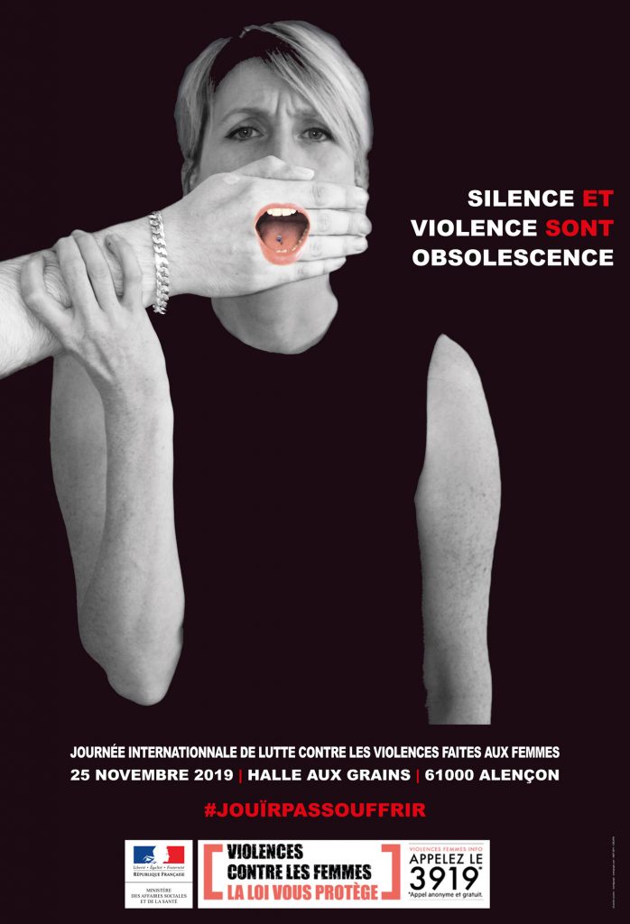 Campagne de lutte contre les violences faites aux femmes
Affiche verticale
art & graph